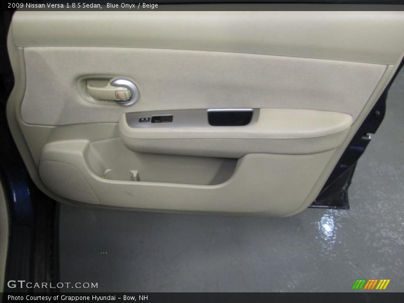 Blue Onyx / Beige 2009 Nissan Versa 1.8 S Sedan