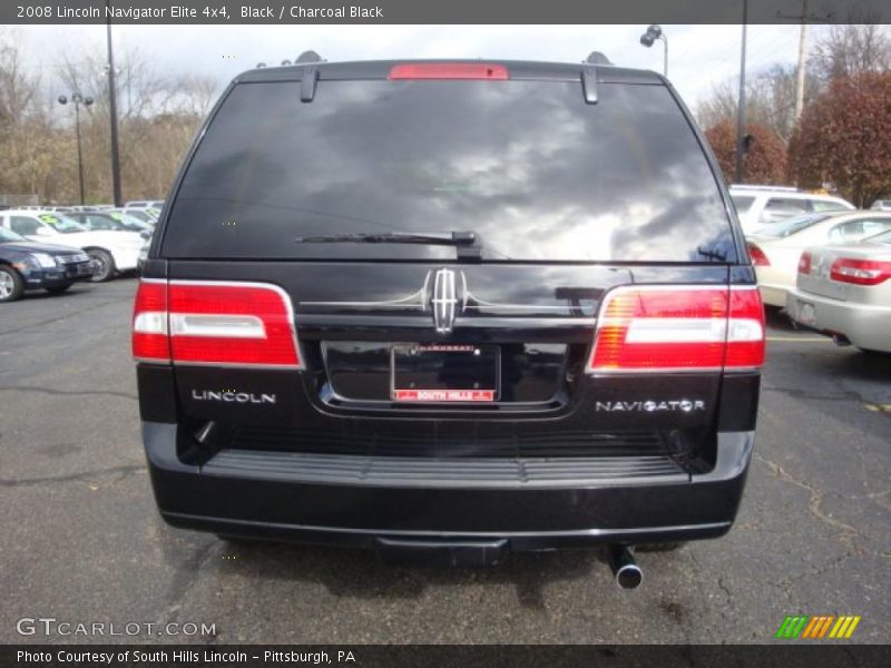 Black / Charcoal Black 2008 Lincoln Navigator Elite 4x4