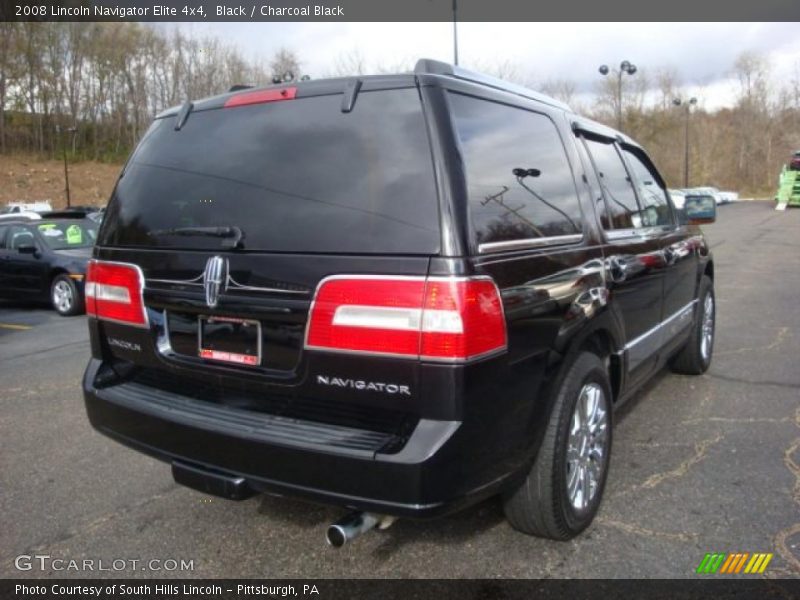 Black / Charcoal Black 2008 Lincoln Navigator Elite 4x4