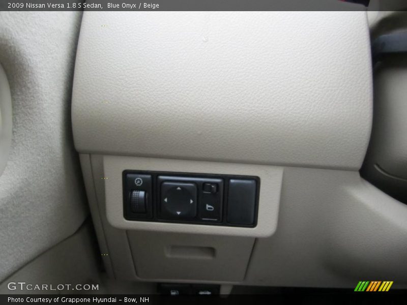 Blue Onyx / Beige 2009 Nissan Versa 1.8 S Sedan