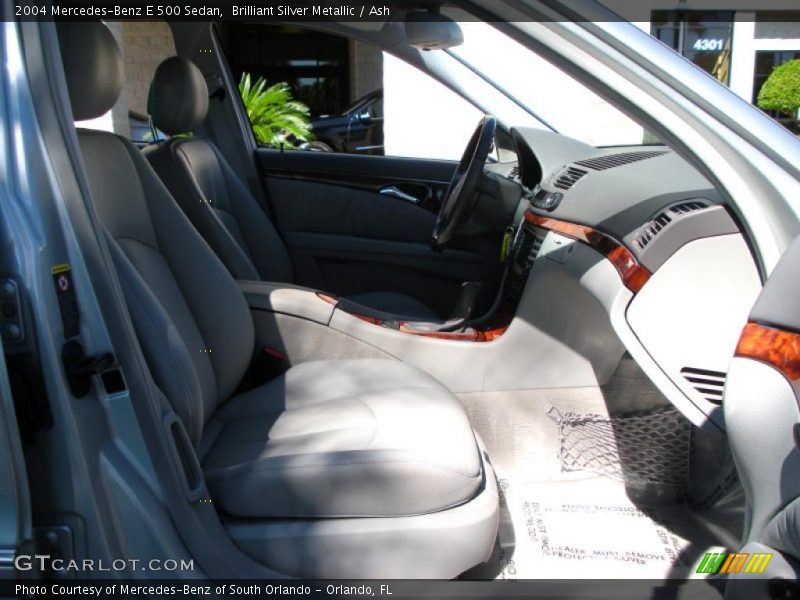 Brilliant Silver Metallic / Ash 2004 Mercedes-Benz E 500 Sedan