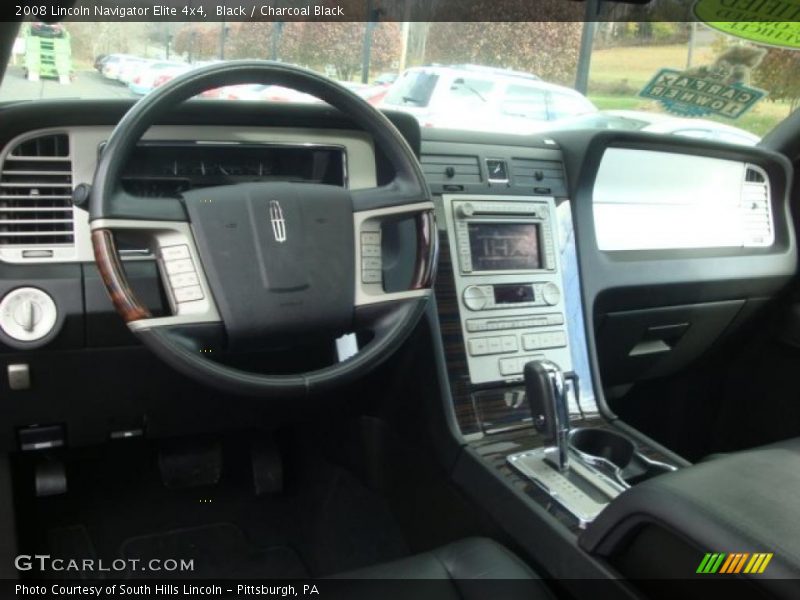 Black / Charcoal Black 2008 Lincoln Navigator Elite 4x4