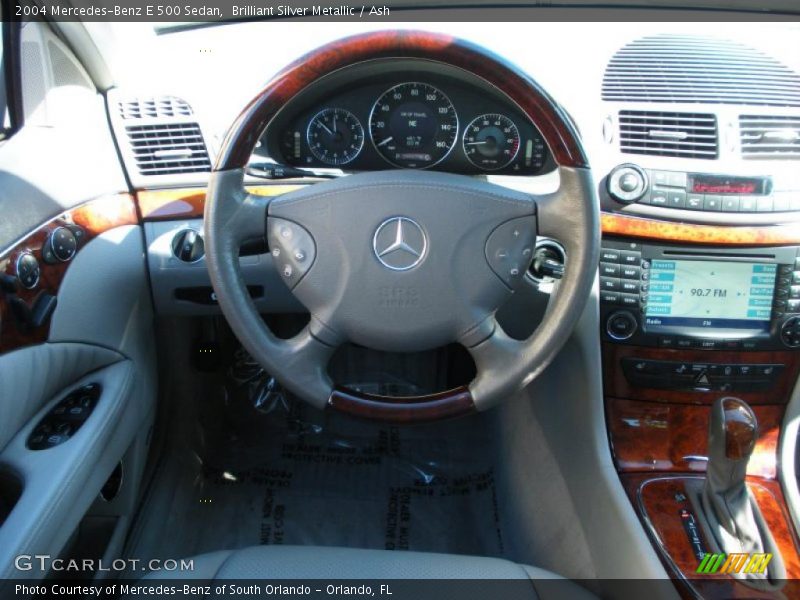 Brilliant Silver Metallic / Ash 2004 Mercedes-Benz E 500 Sedan
