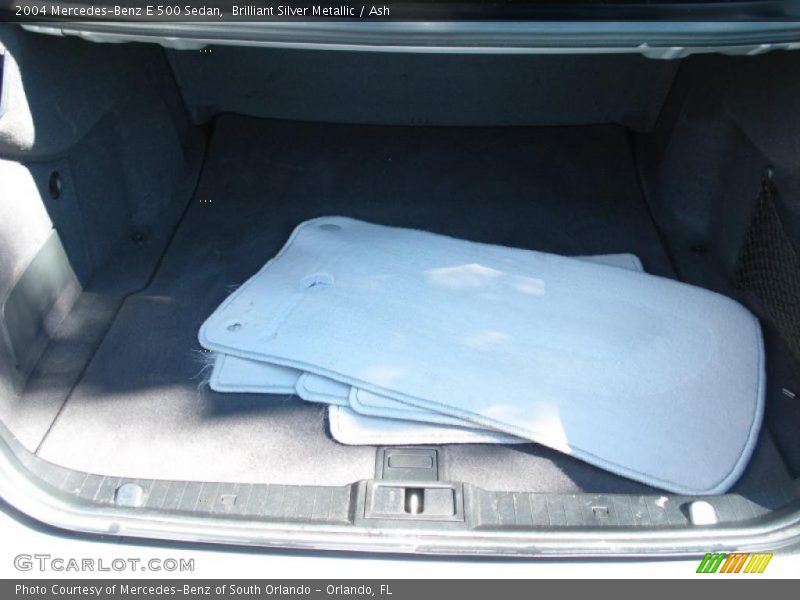 Brilliant Silver Metallic / Ash 2004 Mercedes-Benz E 500 Sedan