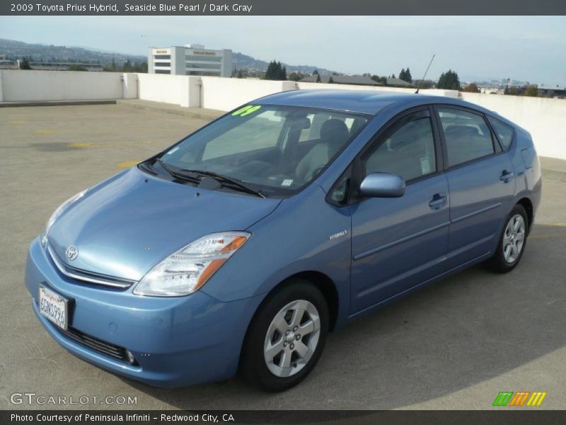 Seaside Blue Pearl / Dark Gray 2009 Toyota Prius Hybrid