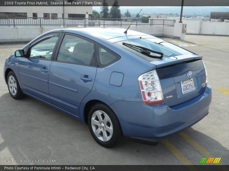 Seaside Blue Pearl / Dark Gray 2009 Toyota Prius Hybrid