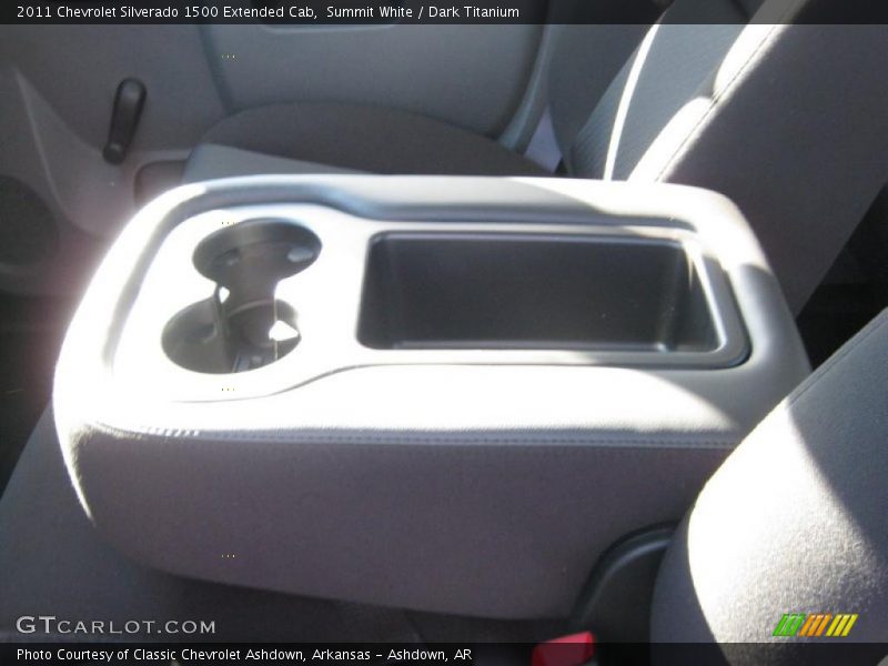 Summit White / Dark Titanium 2011 Chevrolet Silverado 1500 Extended Cab