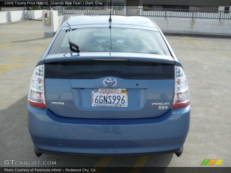 Seaside Blue Pearl / Dark Gray 2009 Toyota Prius Hybrid
