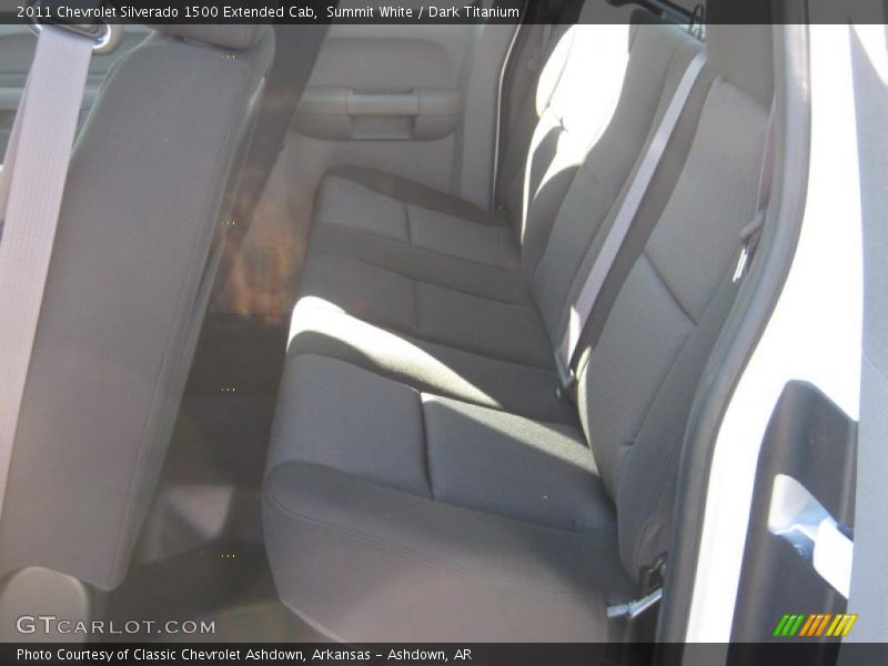 Summit White / Dark Titanium 2011 Chevrolet Silverado 1500 Extended Cab