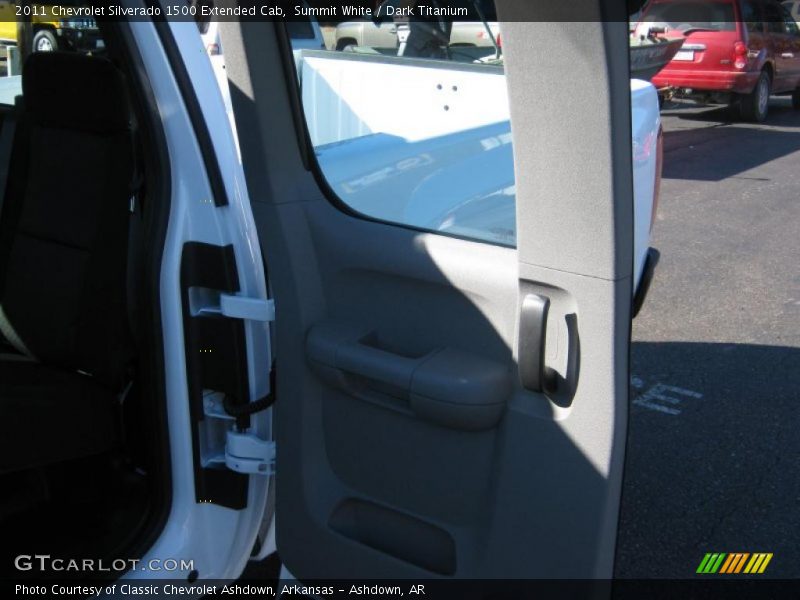 Summit White / Dark Titanium 2011 Chevrolet Silverado 1500 Extended Cab