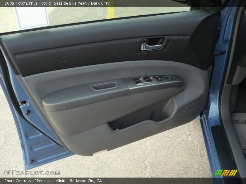 Seaside Blue Pearl / Dark Gray 2009 Toyota Prius Hybrid