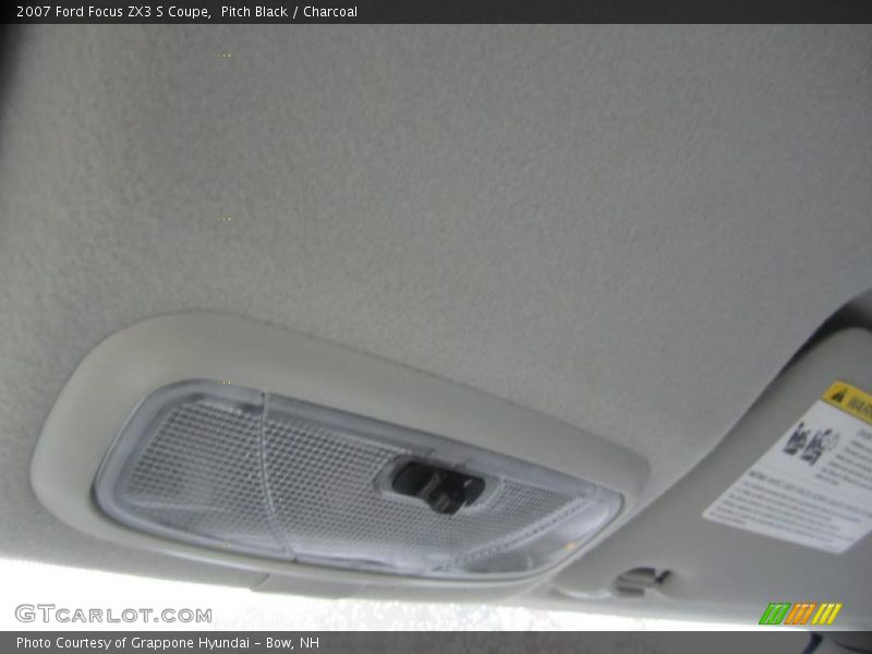 Pitch Black / Charcoal 2007 Ford Focus ZX3 S Coupe
