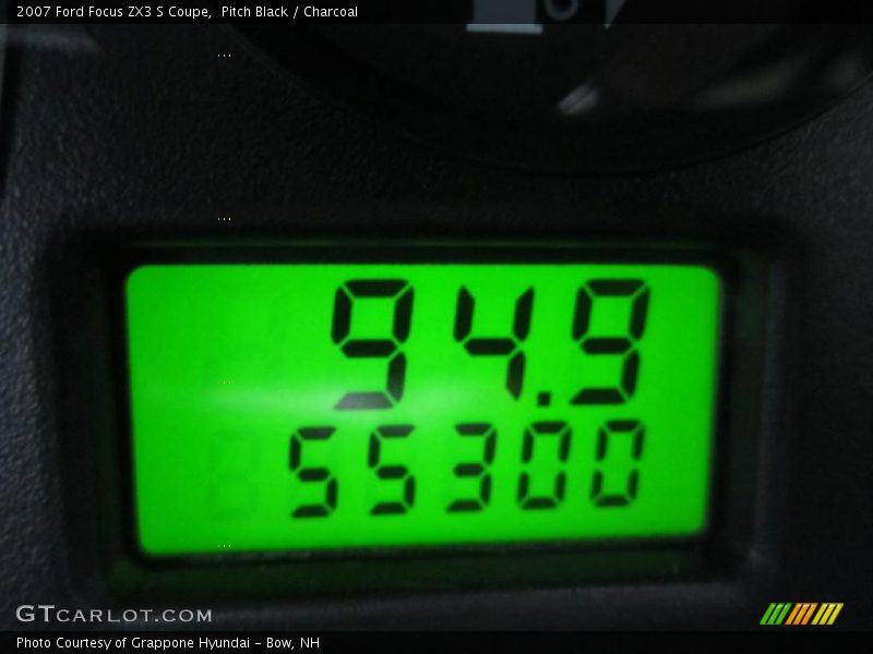 Pitch Black / Charcoal 2007 Ford Focus ZX3 S Coupe