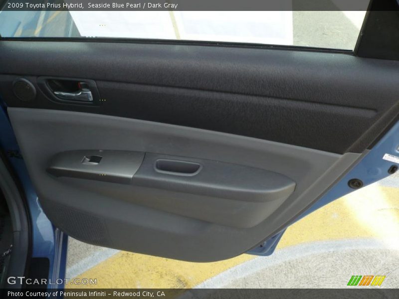 Seaside Blue Pearl / Dark Gray 2009 Toyota Prius Hybrid