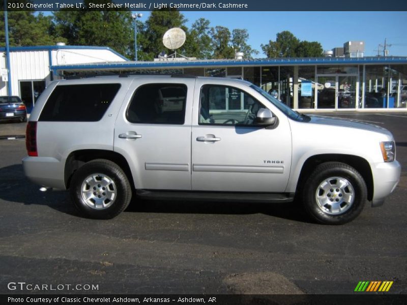 Sheer Silver Metallic / Light Cashmere/Dark Cashmere 2010 Chevrolet Tahoe LT