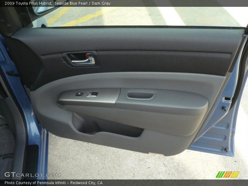Seaside Blue Pearl / Dark Gray 2009 Toyota Prius Hybrid