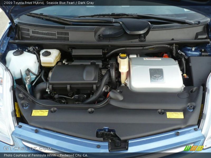 Seaside Blue Pearl / Dark Gray 2009 Toyota Prius Hybrid
