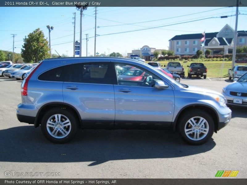 Glacier Blue Metallic / Gray 2011 Honda CR-V EX-L