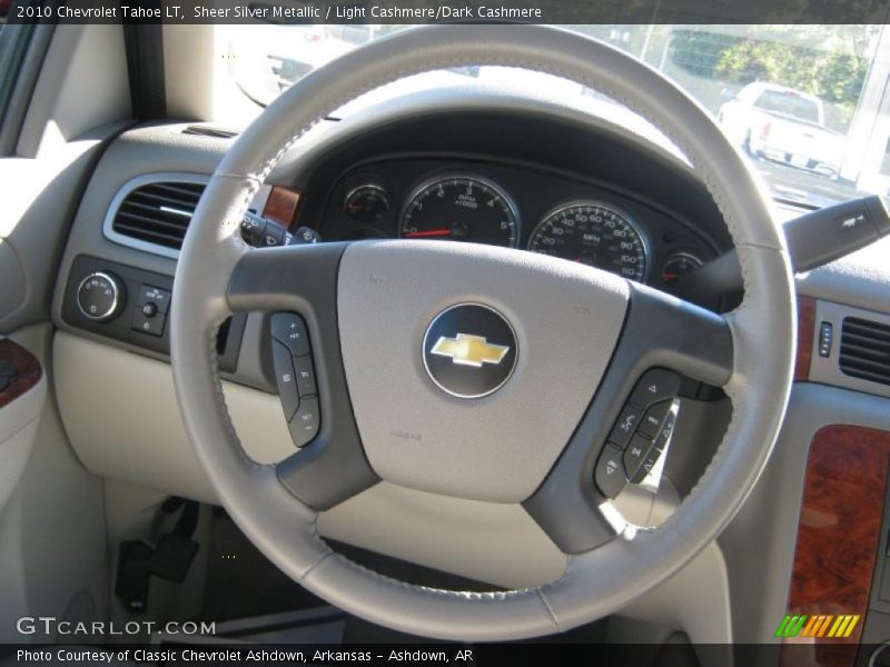 Sheer Silver Metallic / Light Cashmere/Dark Cashmere 2010 Chevrolet Tahoe LT