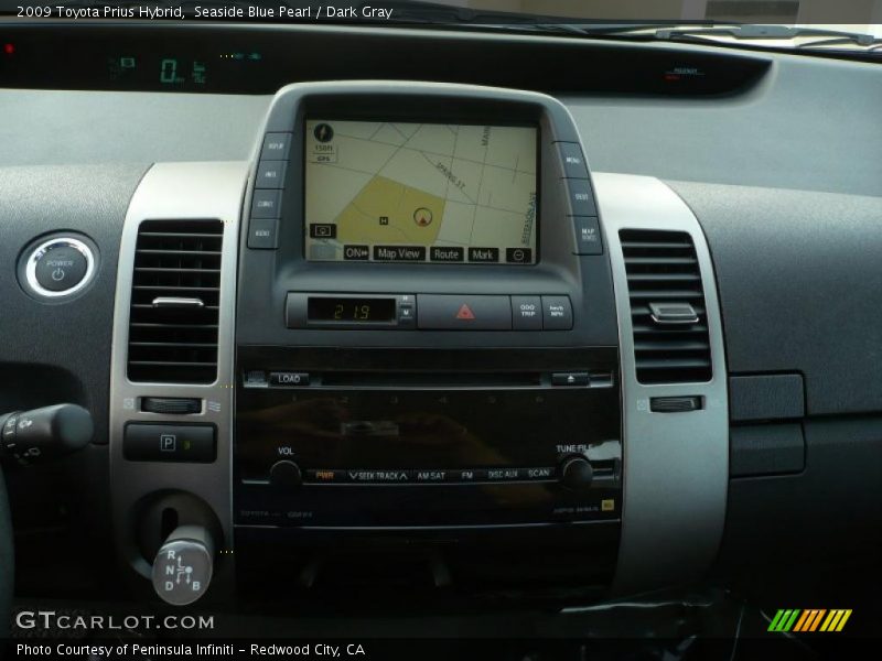 Seaside Blue Pearl / Dark Gray 2009 Toyota Prius Hybrid