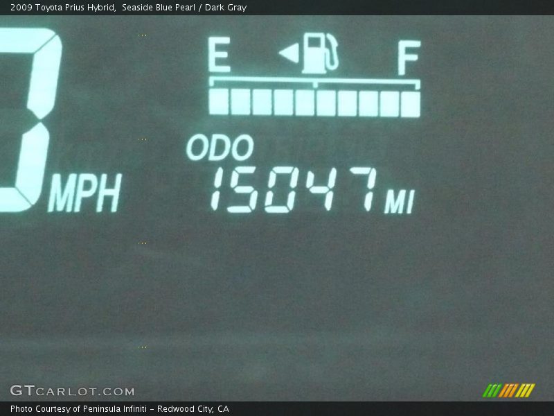 Seaside Blue Pearl / Dark Gray 2009 Toyota Prius Hybrid