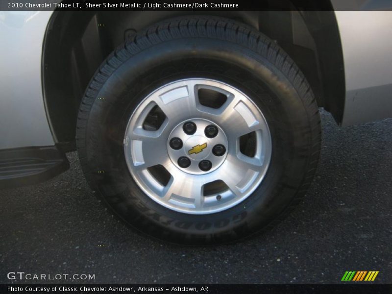 Sheer Silver Metallic / Light Cashmere/Dark Cashmere 2010 Chevrolet Tahoe LT