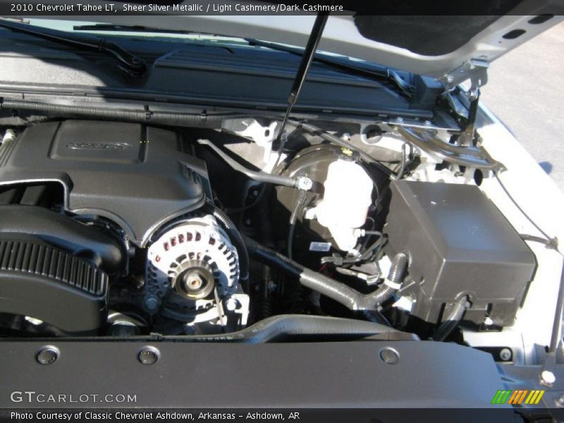 Sheer Silver Metallic / Light Cashmere/Dark Cashmere 2010 Chevrolet Tahoe LT