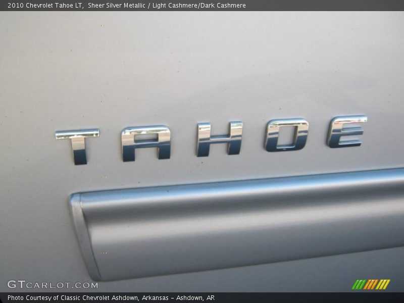 Sheer Silver Metallic / Light Cashmere/Dark Cashmere 2010 Chevrolet Tahoe LT