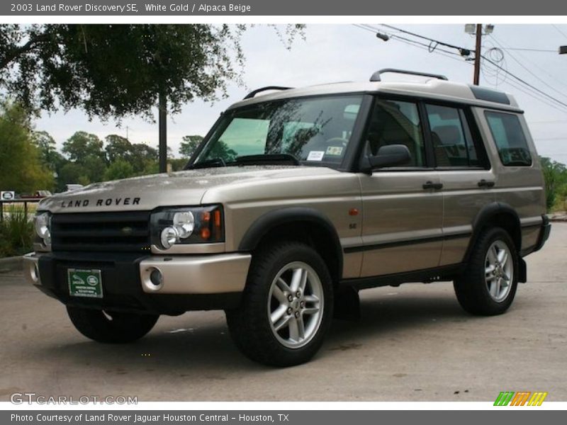 White Gold / Alpaca Beige 2003 Land Rover Discovery SE