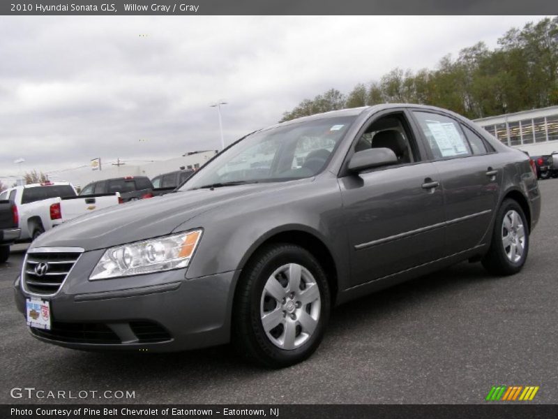 Willow Gray / Gray 2010 Hyundai Sonata GLS