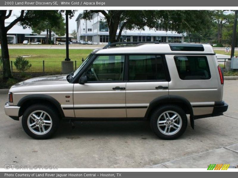 White Gold / Alpaca Beige 2003 Land Rover Discovery SE