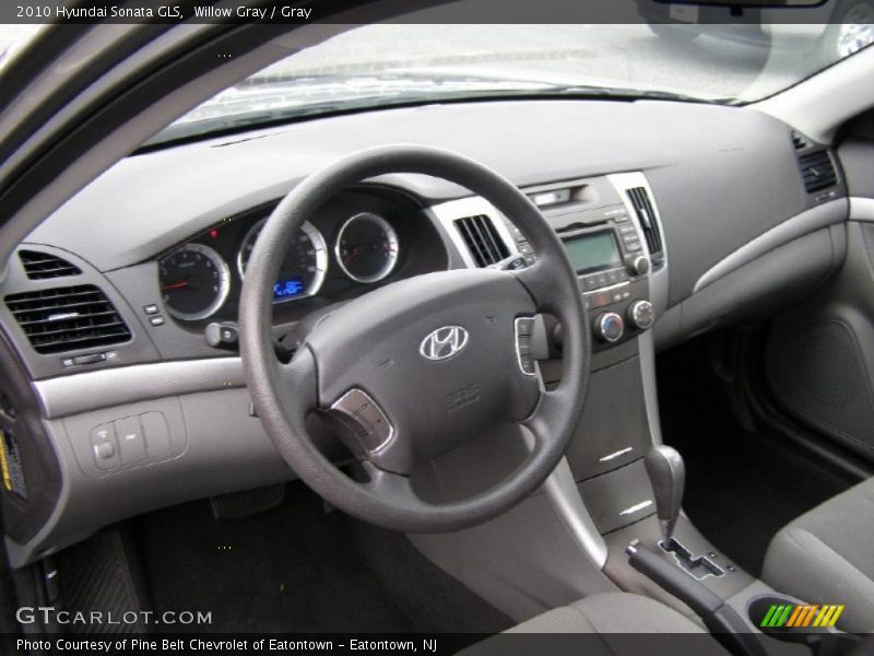 Willow Gray / Gray 2010 Hyundai Sonata GLS