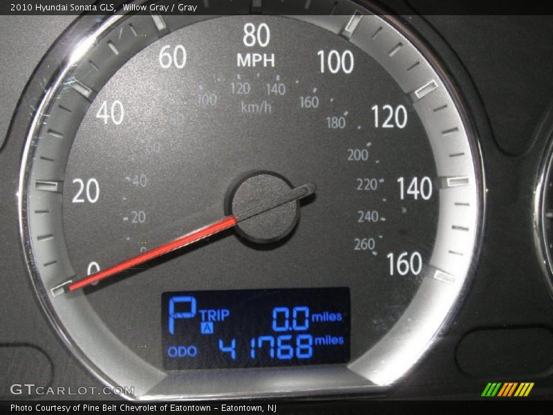 Willow Gray / Gray 2010 Hyundai Sonata GLS