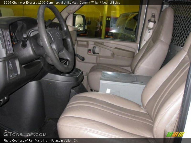  2006 Express 1500 Commercial Utility Van Neutral Beige Interior