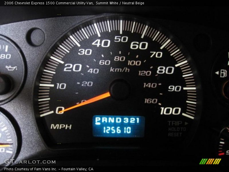 Summit White / Neutral Beige 2006 Chevrolet Express 1500 Commercial Utility Van