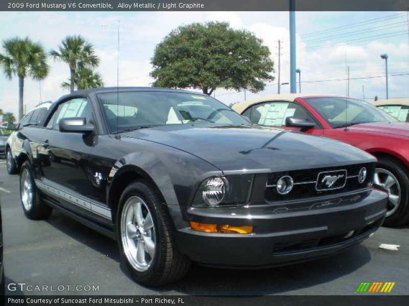 Alloy Metallic / Light Graphite 2009 Ford Mustang V6 Convertible