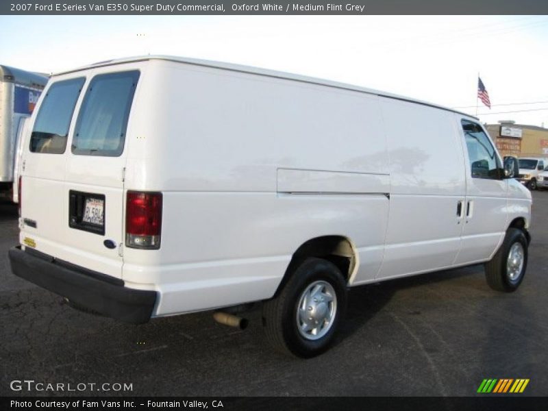 Oxford White / Medium Flint Grey 2007 Ford E Series Van E350 Super Duty Commercial