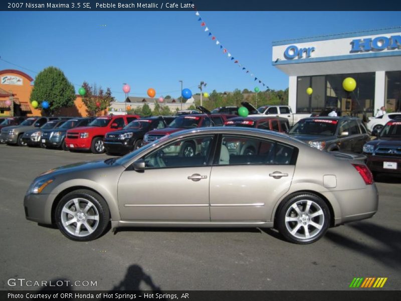 Pebble Beach Metallic / Cafe Latte 2007 Nissan Maxima 3.5 SE