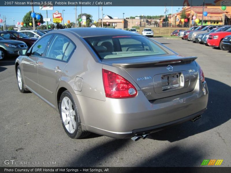 Pebble Beach Metallic / Cafe Latte 2007 Nissan Maxima 3.5 SE