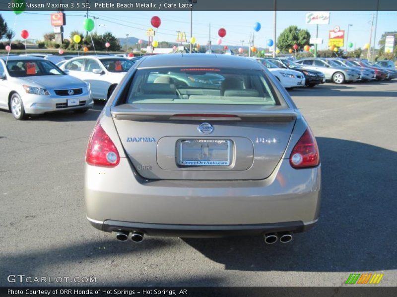 Pebble Beach Metallic / Cafe Latte 2007 Nissan Maxima 3.5 SE