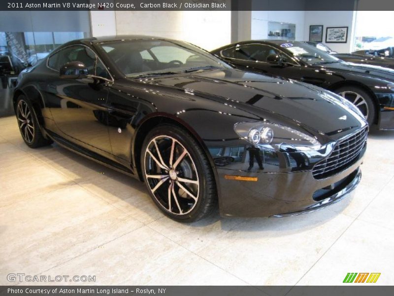 Carbon Black / Obsidian Black 2011 Aston Martin V8 Vantage N420 Coupe