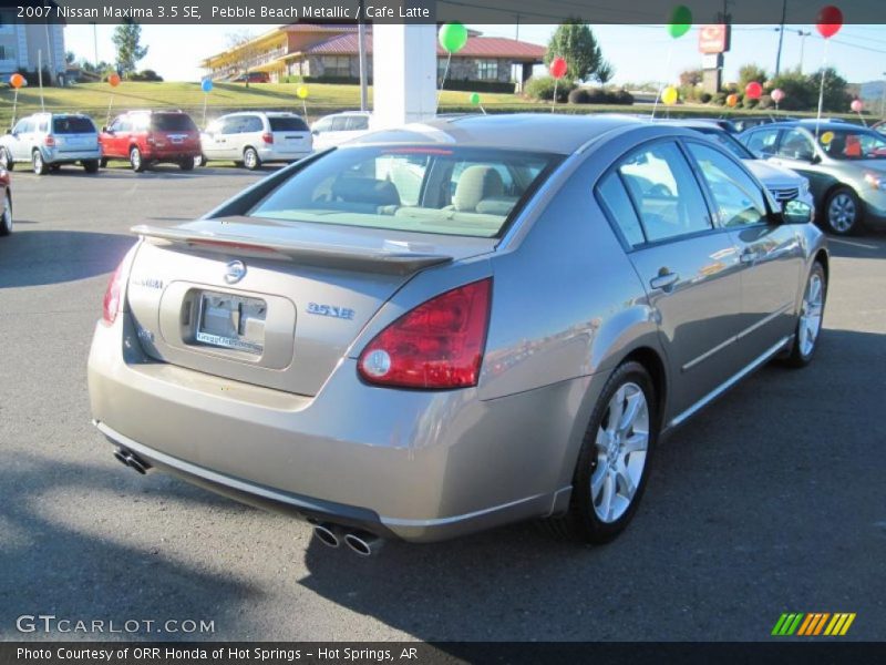 Pebble Beach Metallic / Cafe Latte 2007 Nissan Maxima 3.5 SE