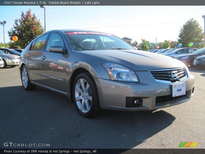 Pebble Beach Metallic / Cafe Latte 2007 Nissan Maxima 3.5 SE