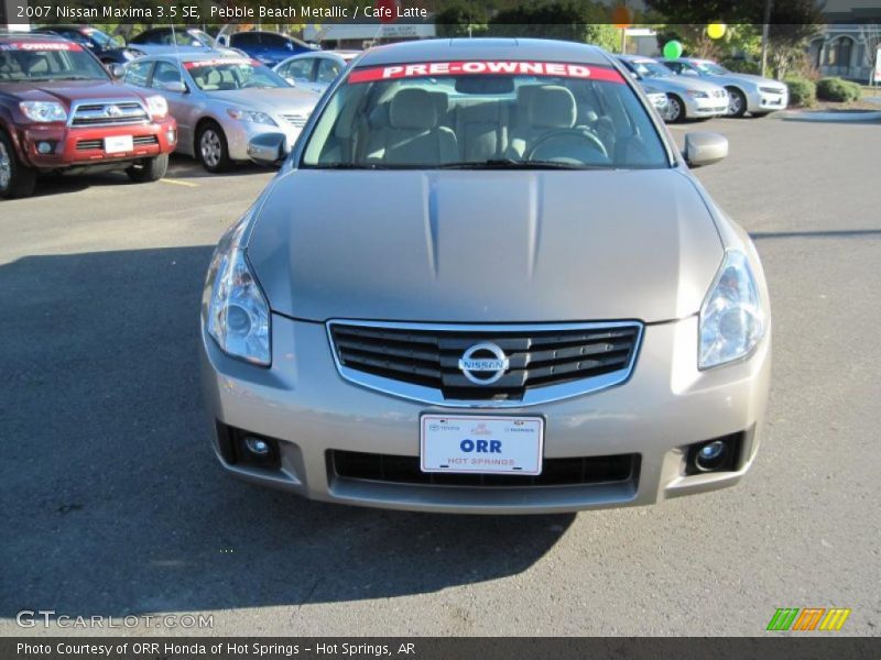 Pebble Beach Metallic / Cafe Latte 2007 Nissan Maxima 3.5 SE