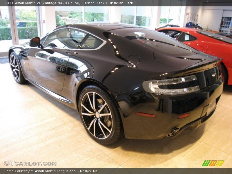 Carbon Black / Obsidian Black 2011 Aston Martin V8 Vantage N420 Coupe