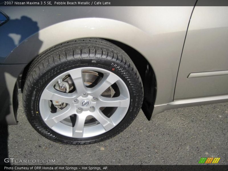 Pebble Beach Metallic / Cafe Latte 2007 Nissan Maxima 3.5 SE