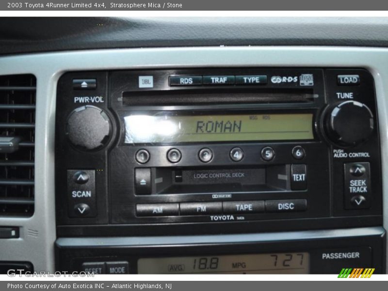 Stratosphere Mica / Stone 2003 Toyota 4Runner Limited 4x4