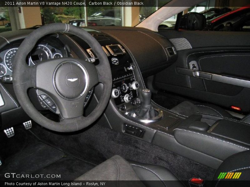 Obsidian Black Interior - 2011 V8 Vantage N420 Coupe 