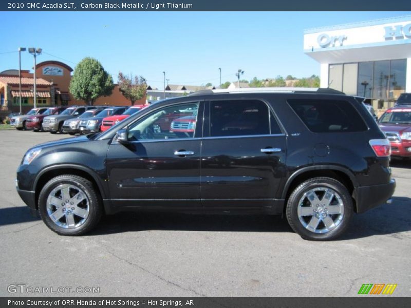 Carbon Black Metallic / Light Titanium 2010 GMC Acadia SLT