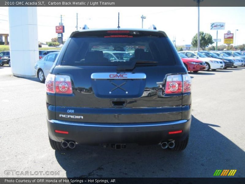 Carbon Black Metallic / Light Titanium 2010 GMC Acadia SLT